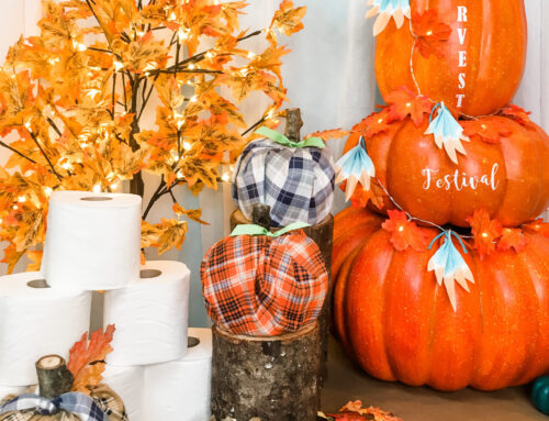 Maker Monday: Toilet Paper Pumpkins